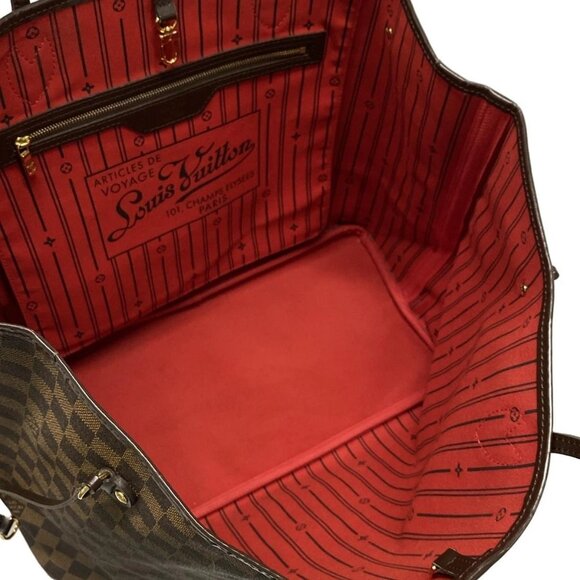 Auth LOUIS VUITTON Neverfull GM N51106 Ebene Damier - FL3068 Tote Bag - Picture 11 of 16